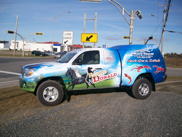 Lettrage de véhicule